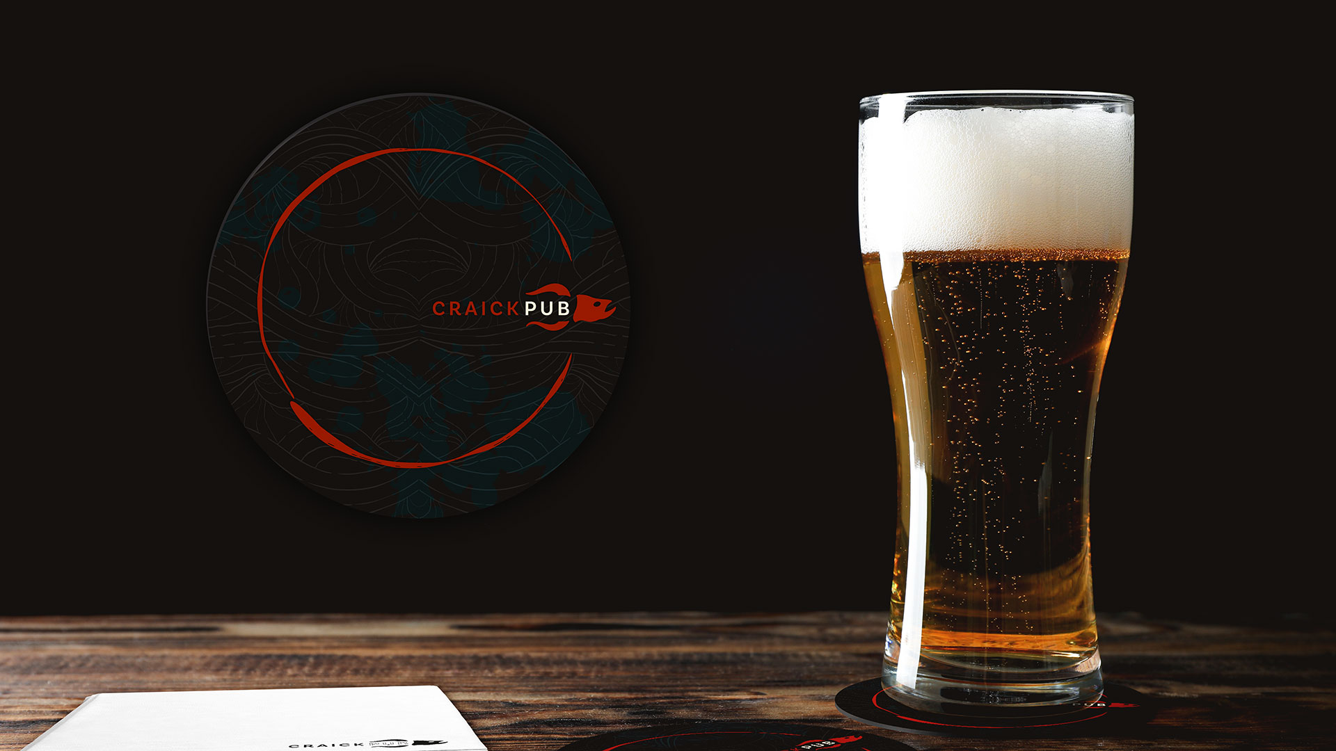 Craick Pub coaster