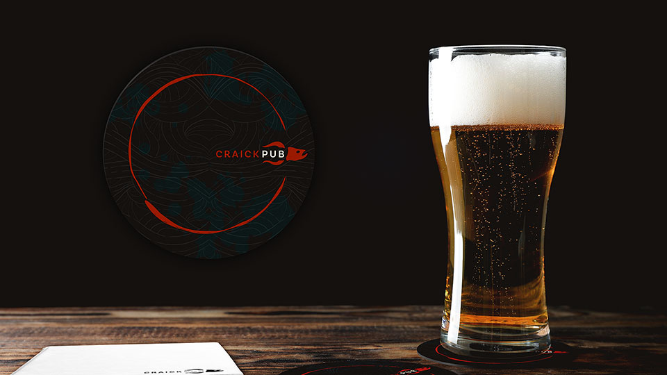 Craick Pub coaster